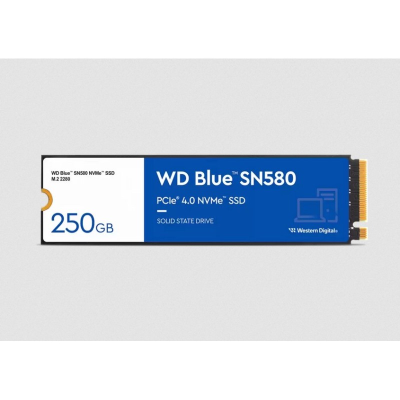 Blue SN580 S250G3B0E - SSD - 250 GB - intern - M.2 2280 - PCIe 4.0 x4 (NVMe)